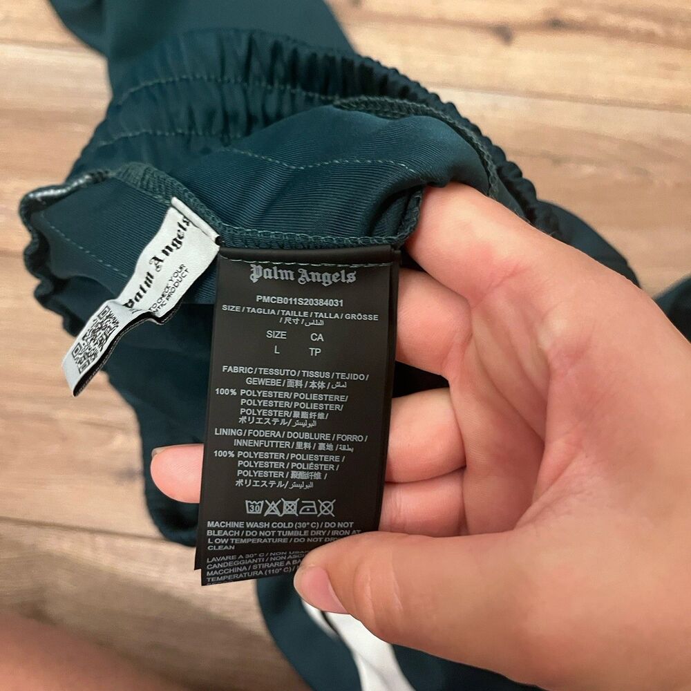 Palm Angels Black Track Pants with White Side Stripes - Picture 4 of 9